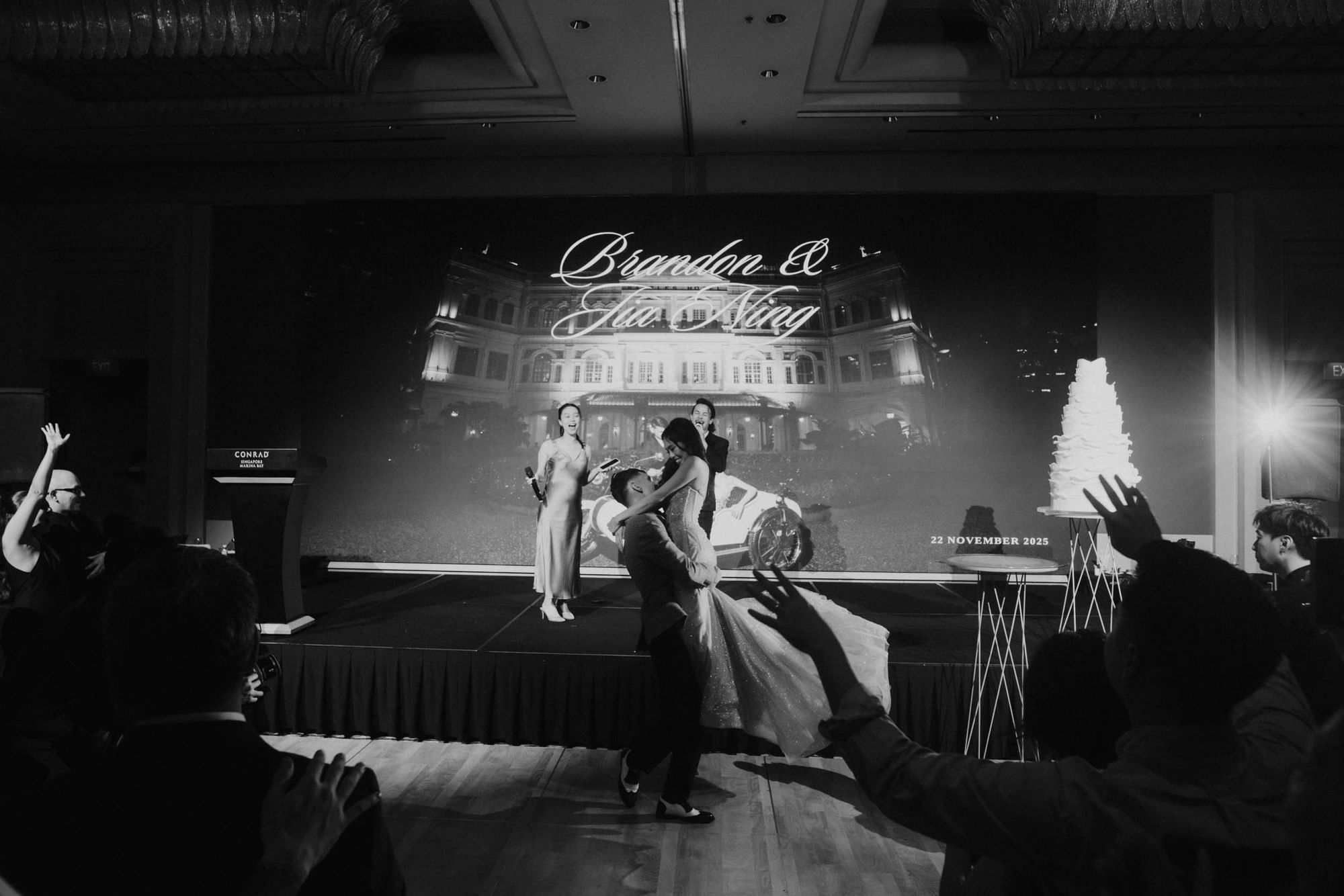 Jia Ning + Brandon — St Joseph's Church · Conrad Singapore Marina Bay
